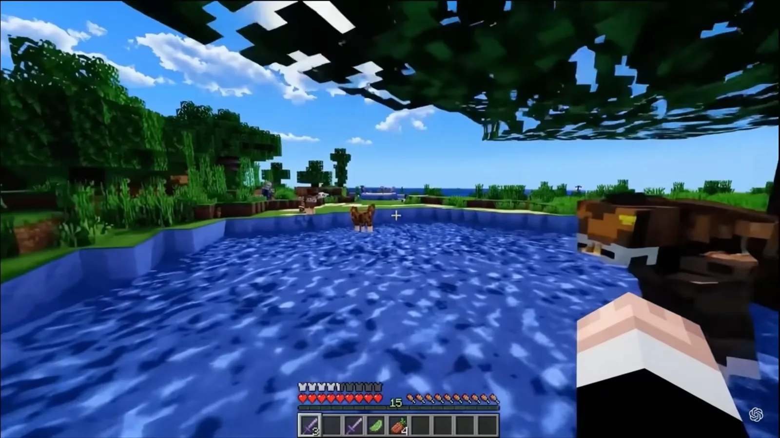 Sora’s Minecraft-like video