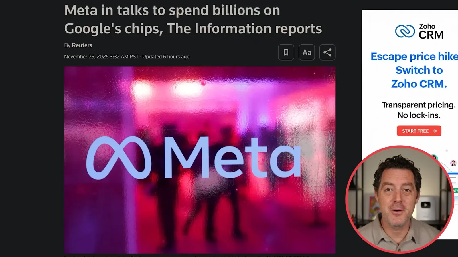 Reported Meta–Google chip talks