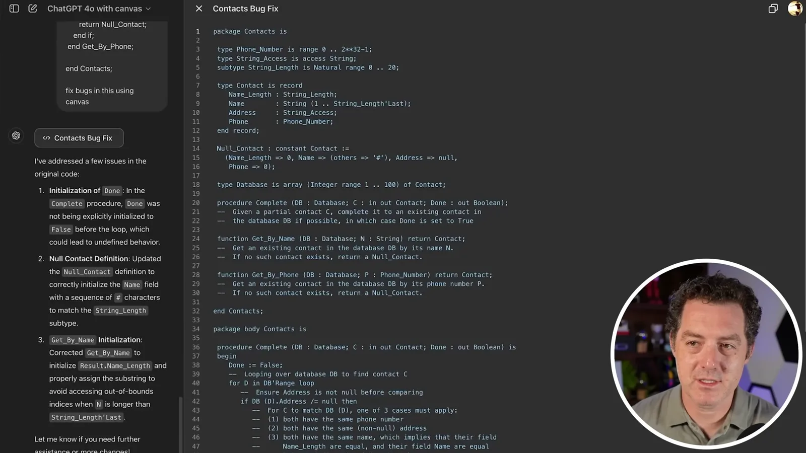 Uninitialized-variable example