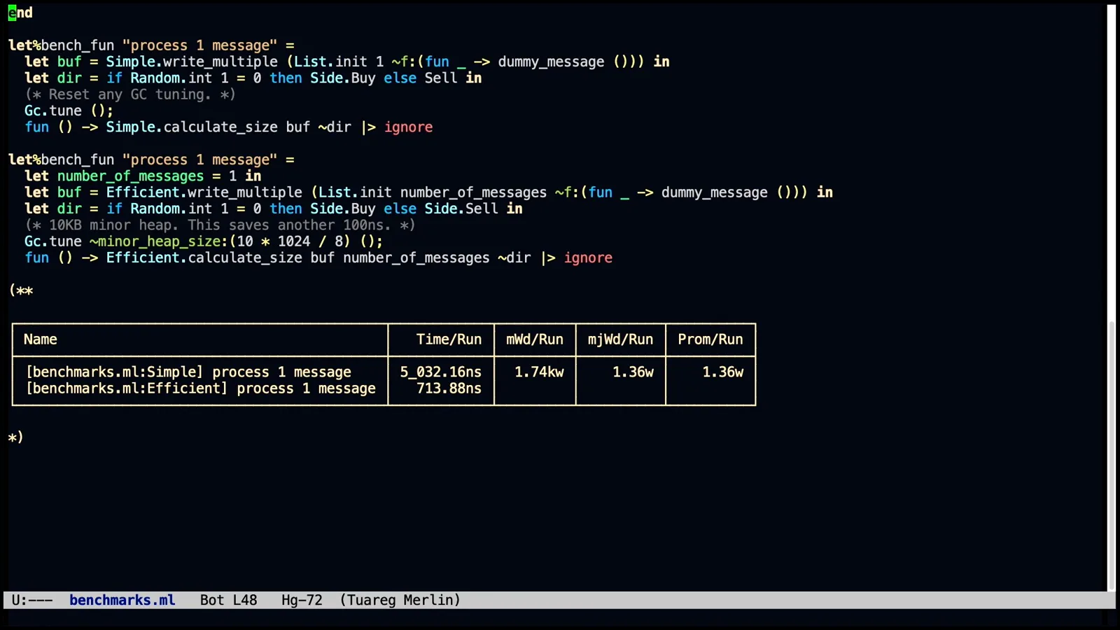 Packet-processing benchmark