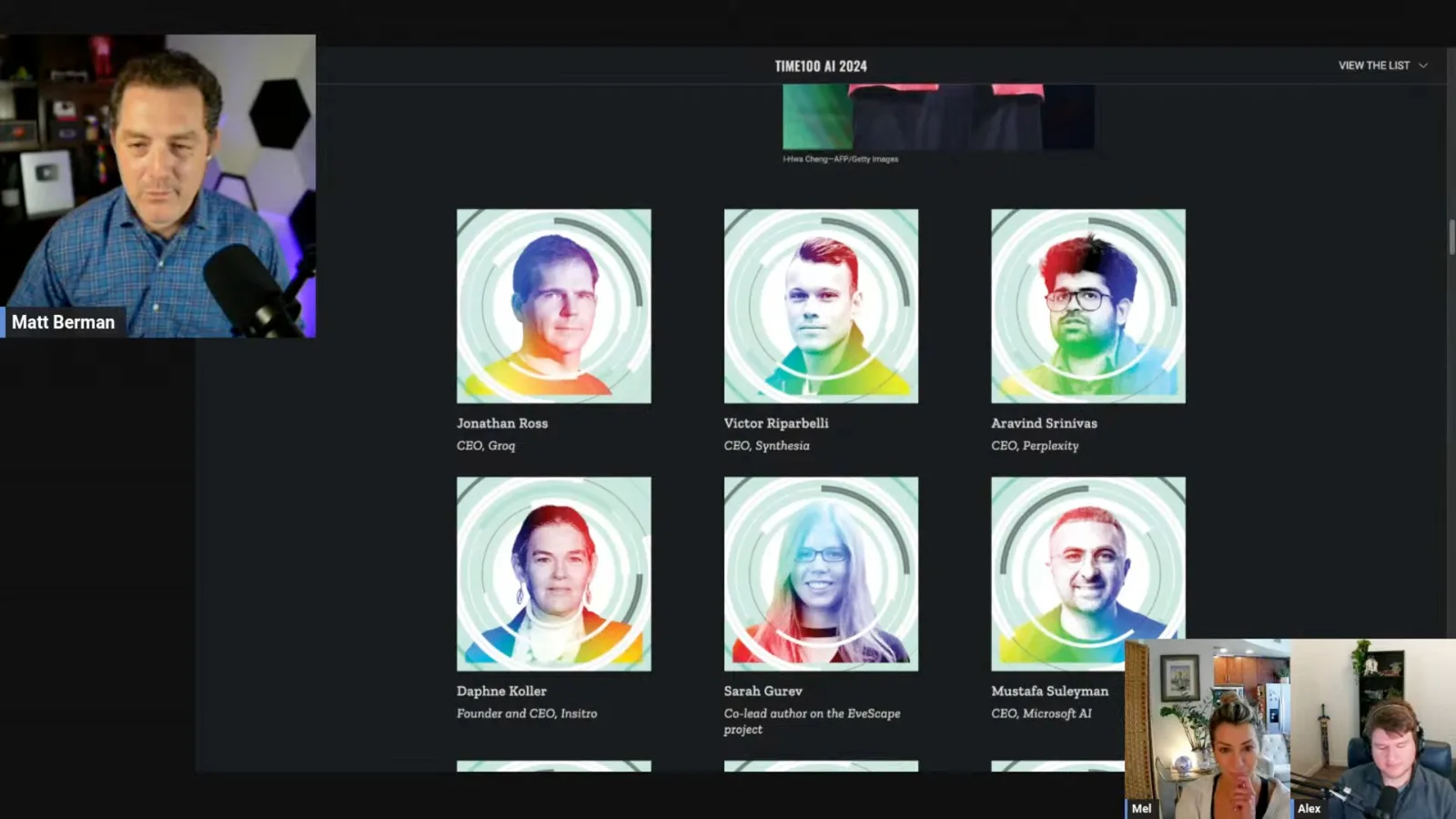 AI leaders on the list
