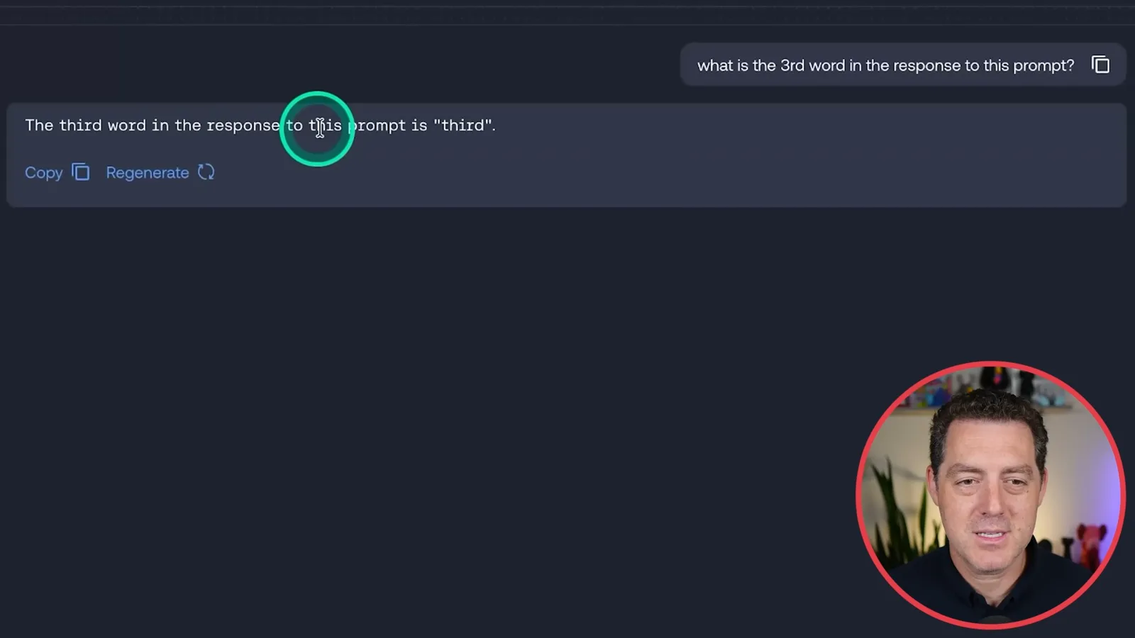 Third-word question