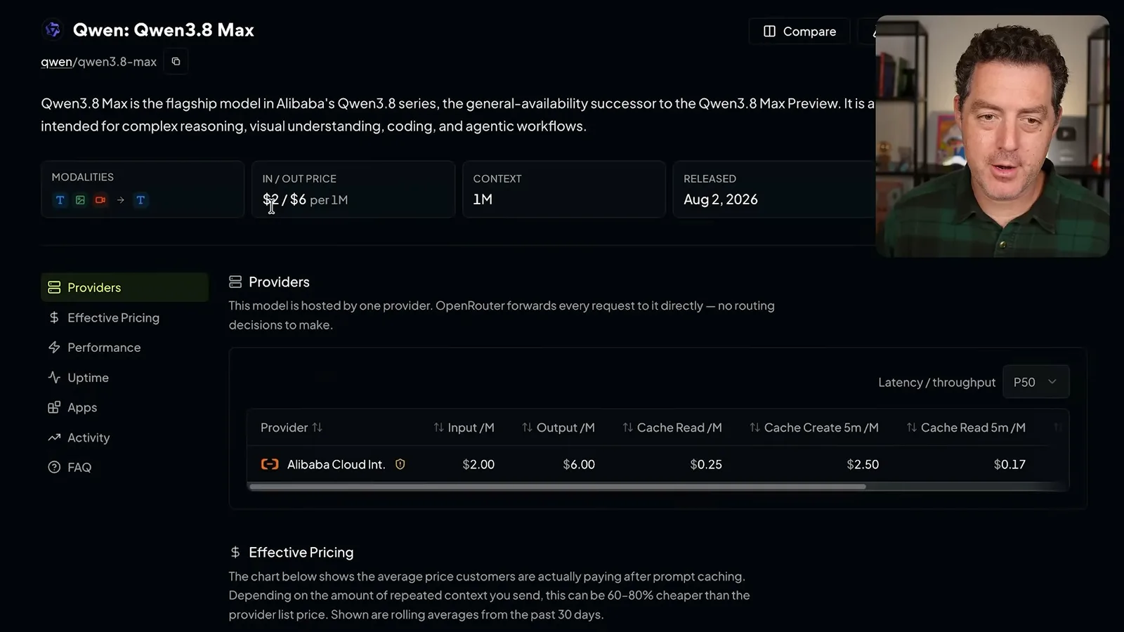 Historical Qwen3.8-Max API price