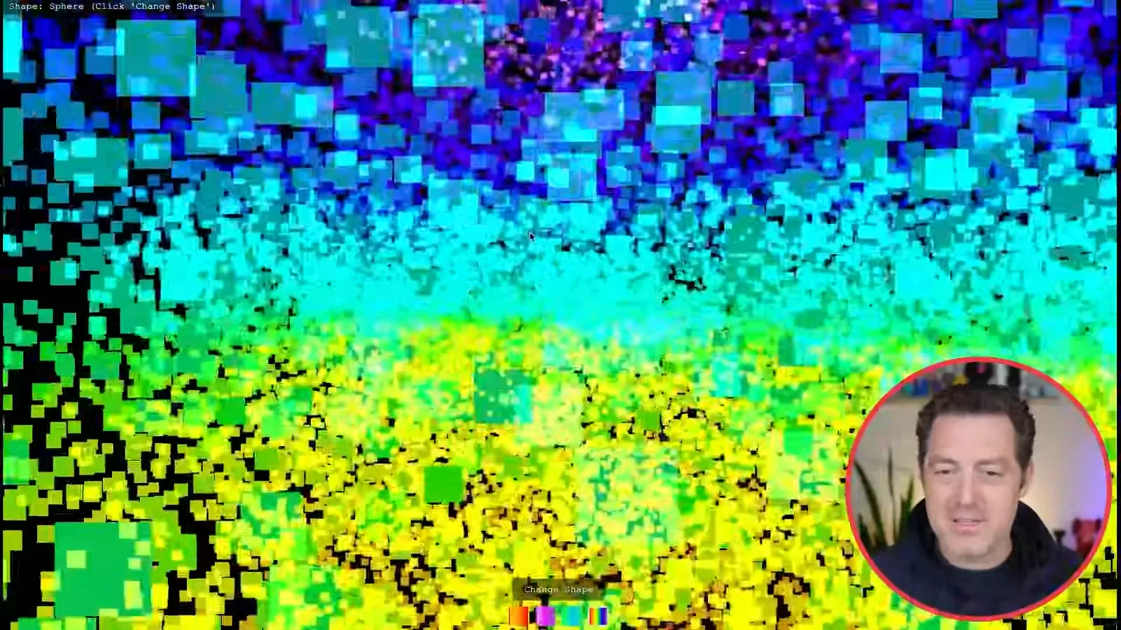 Video-derived Three.js visualization