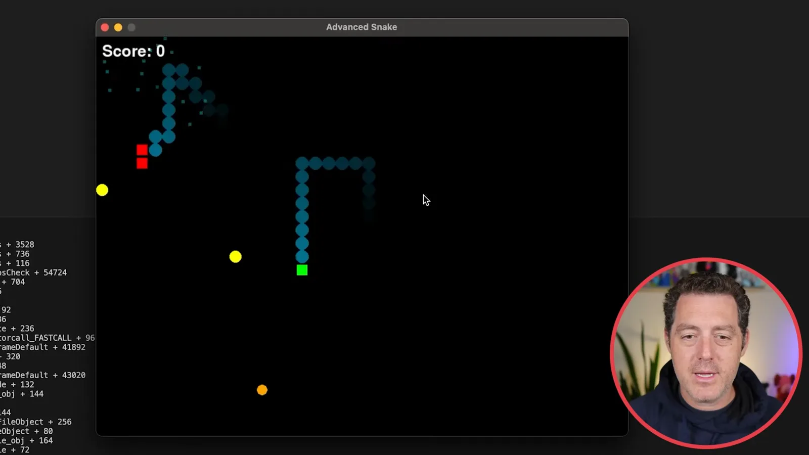 Flash-generated Snake game