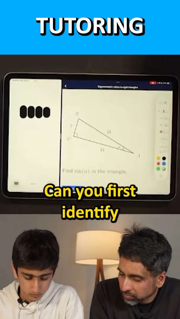 The triangle tutoring example