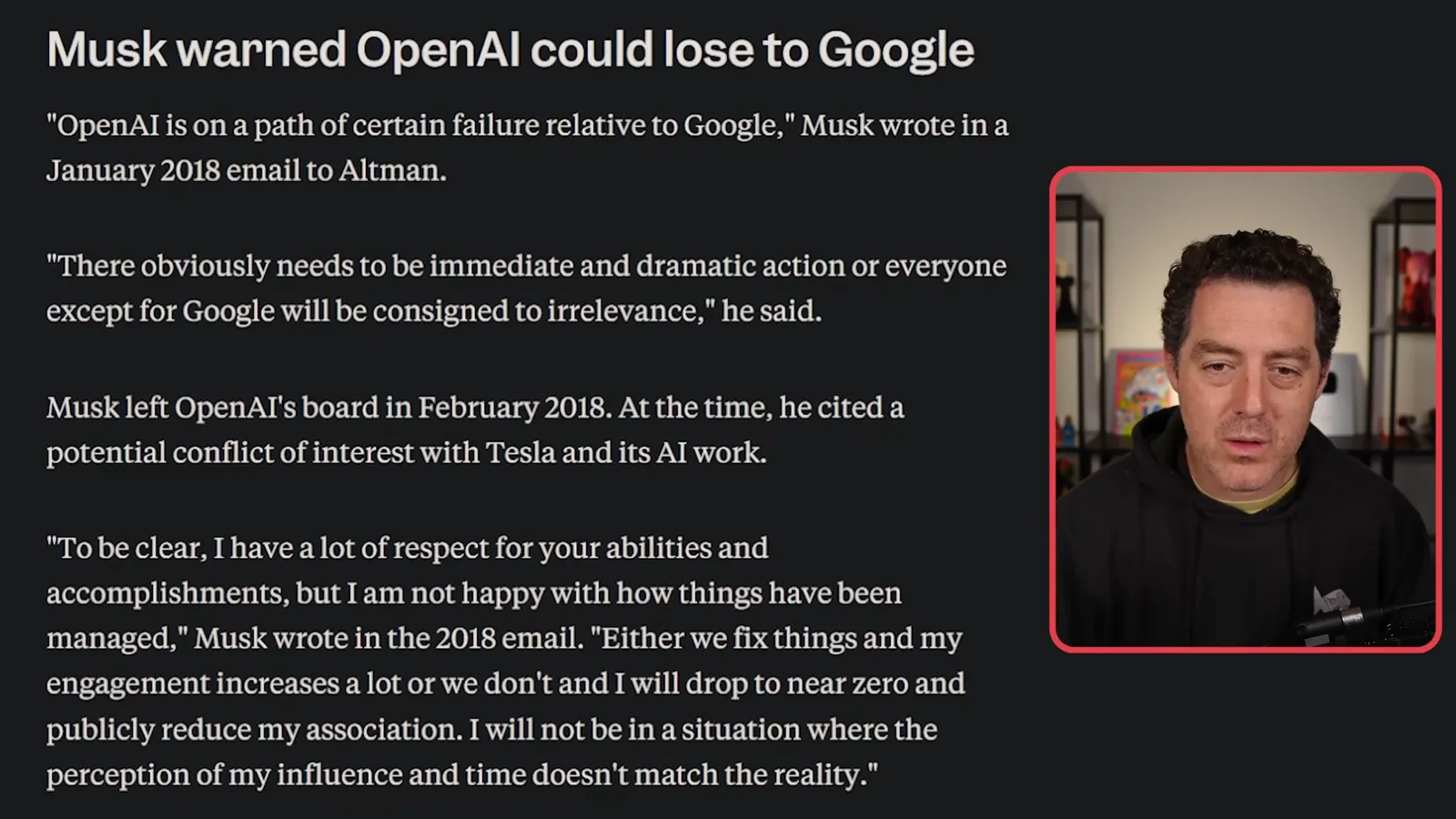 Musk’s concerns about Google