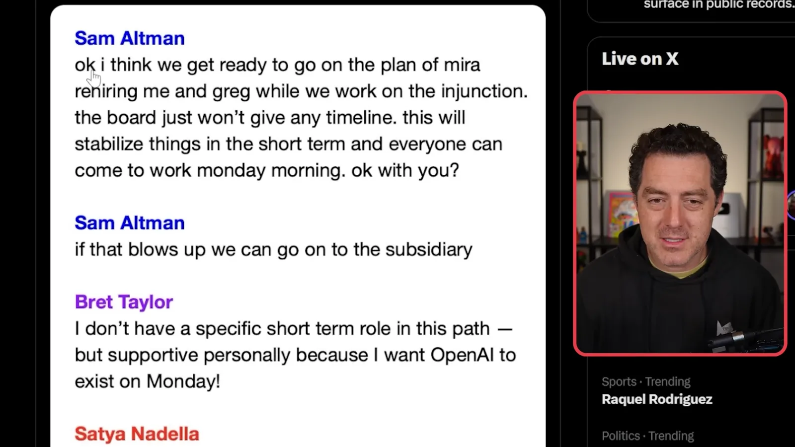 Contingency planning after Altman’s removal