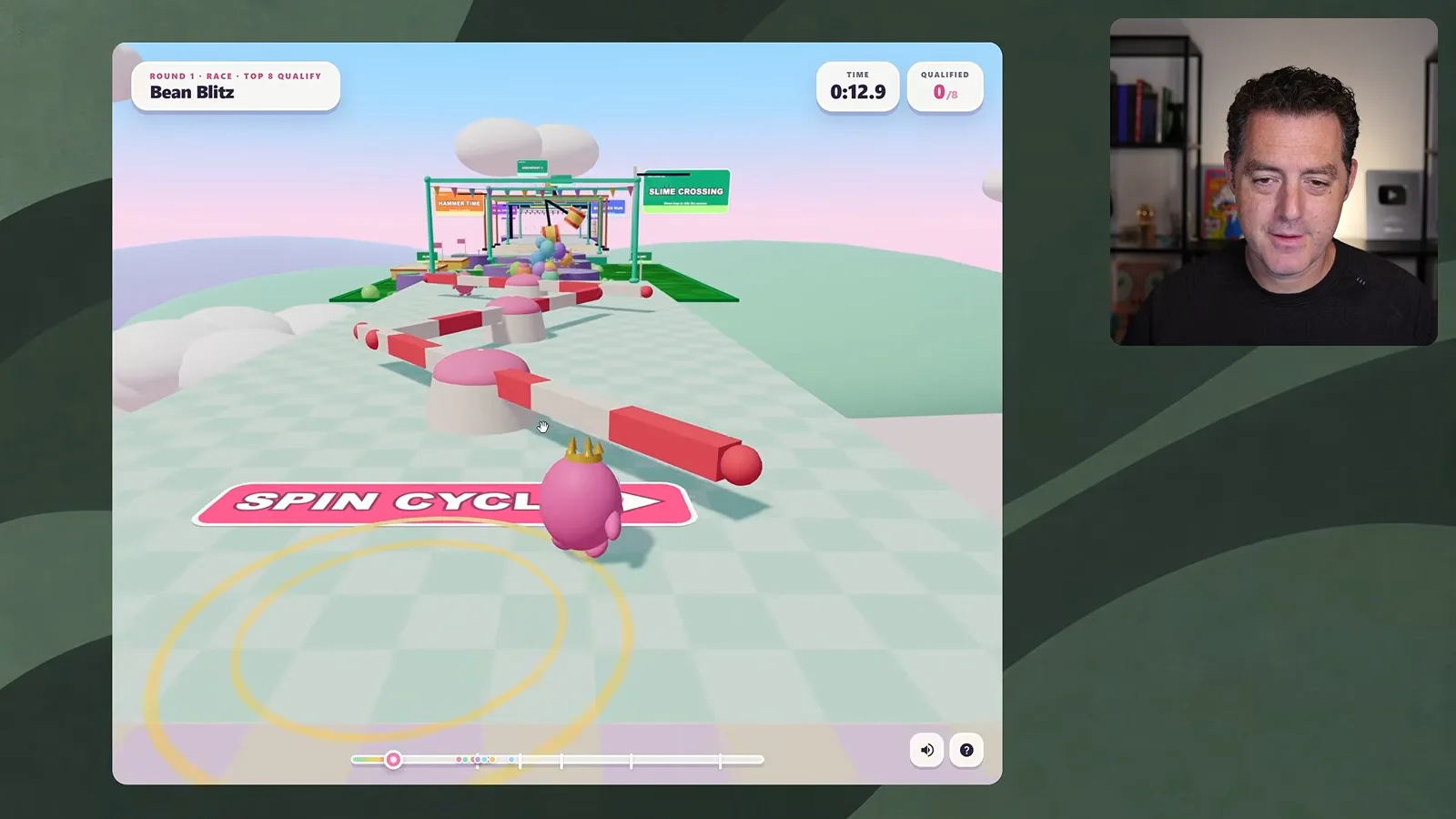 Bean Blitz obstacle course