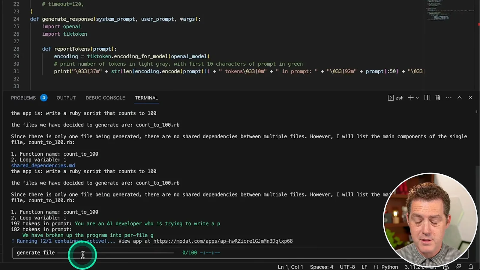 Generating a Ruby file