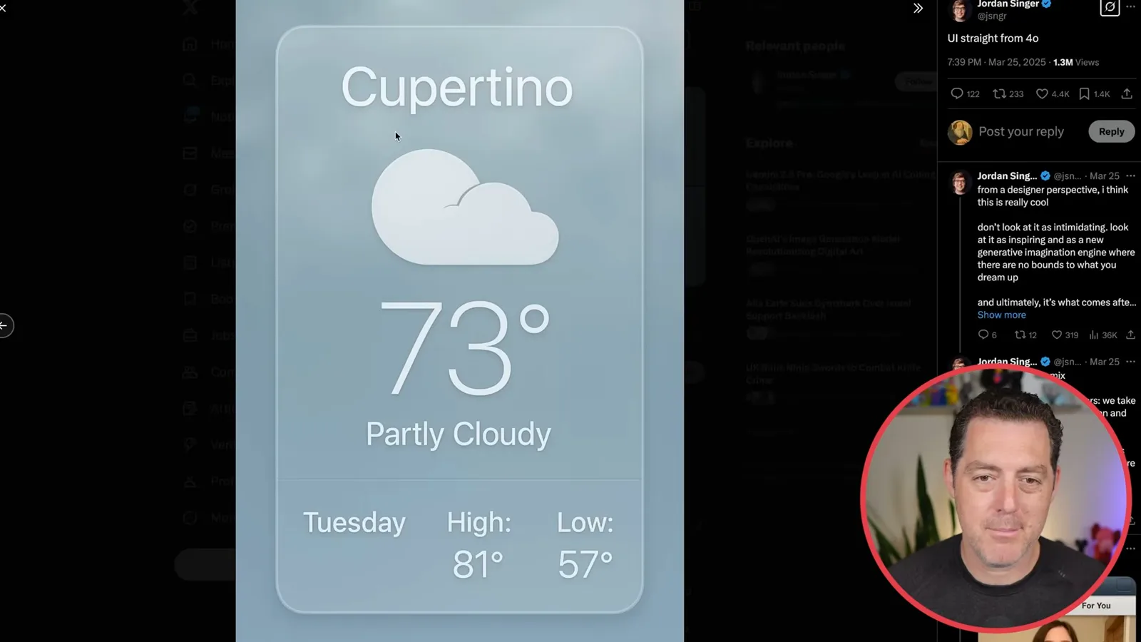 Weather interface concept