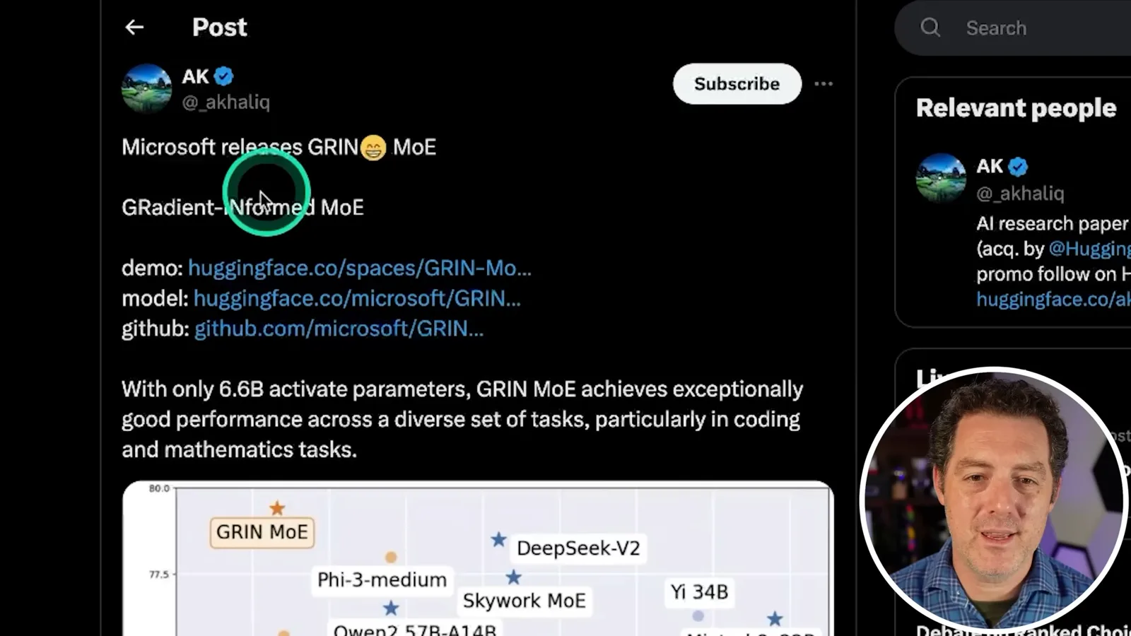 GRIN MoE model announcement