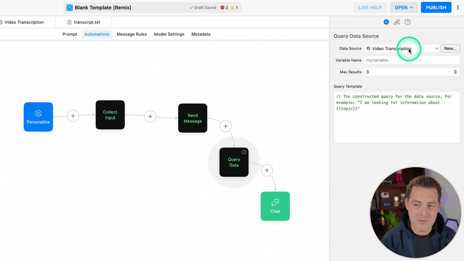 Retrieval automation