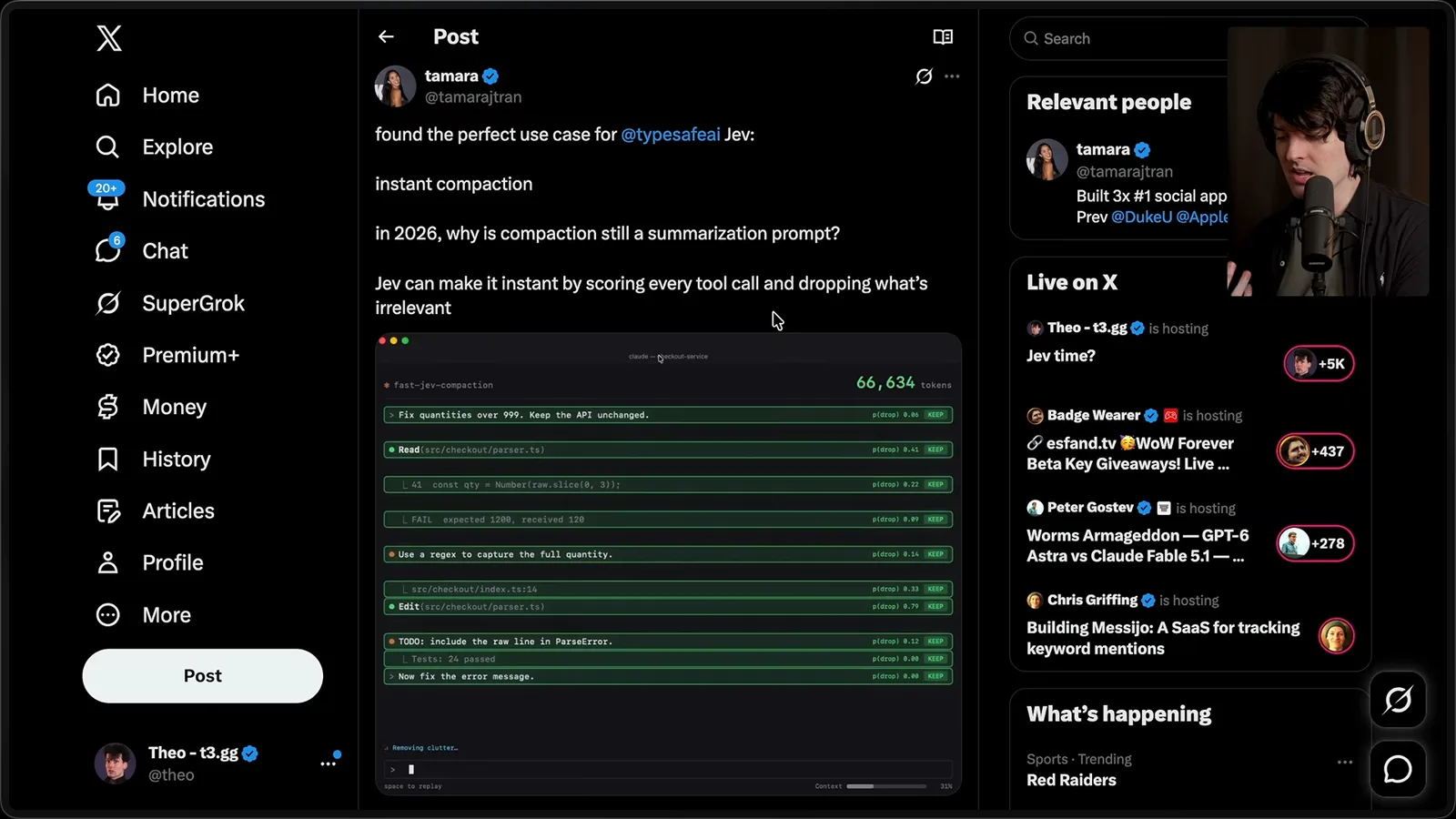 Context-filtering demonstration