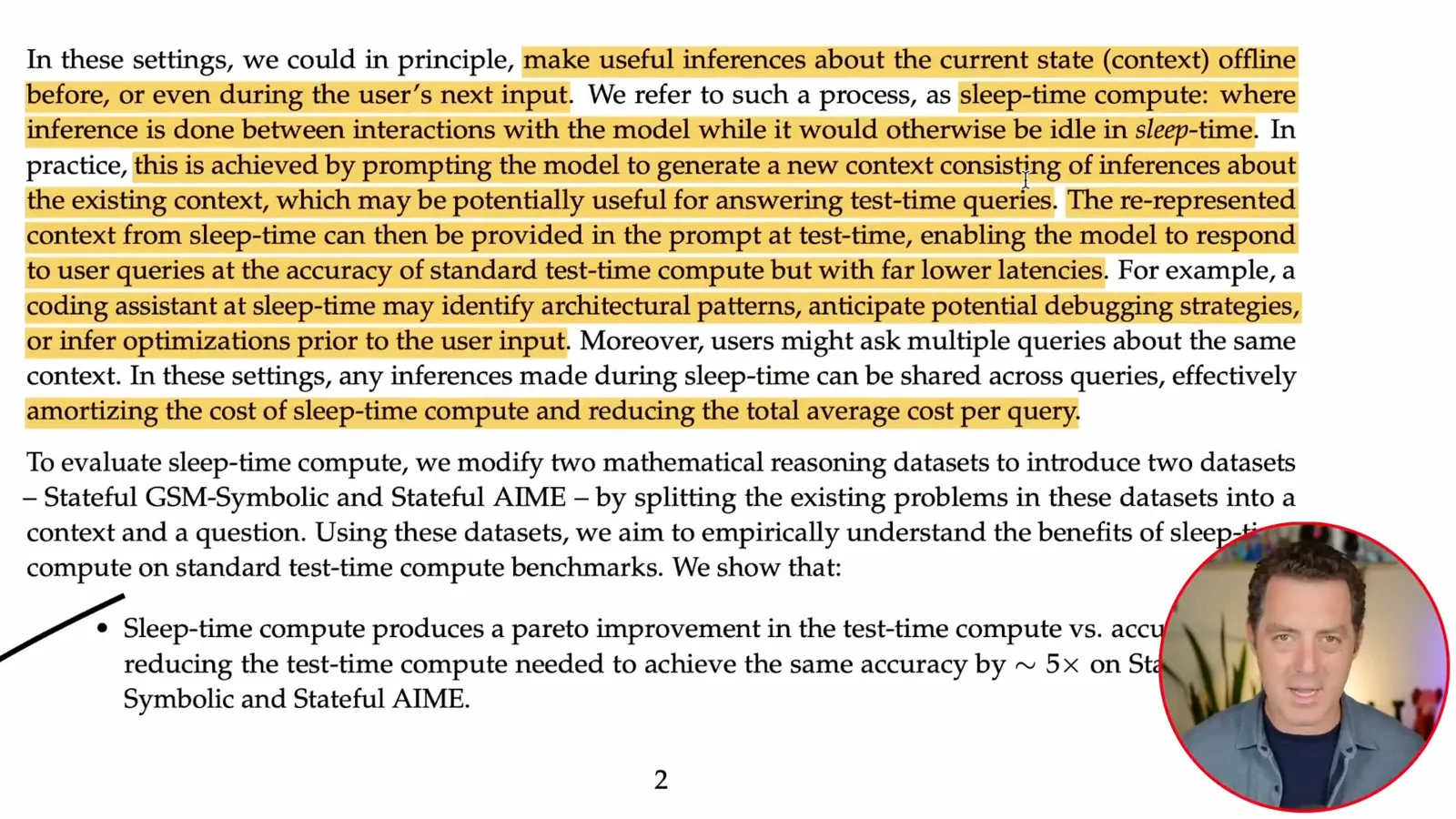 How the method prepares context