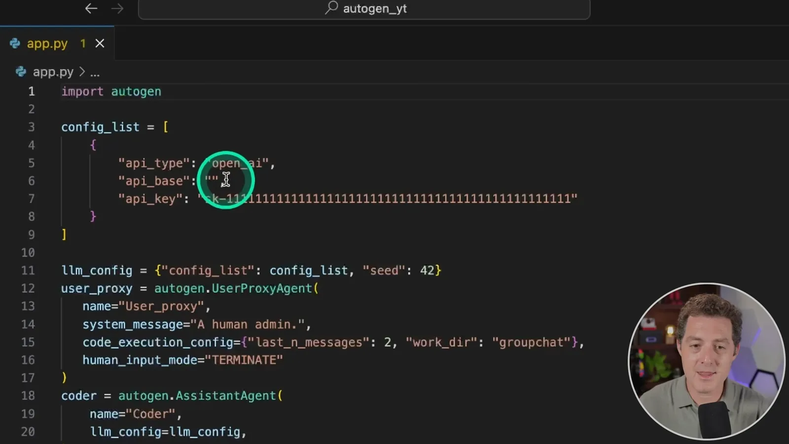 AutoGen configuration