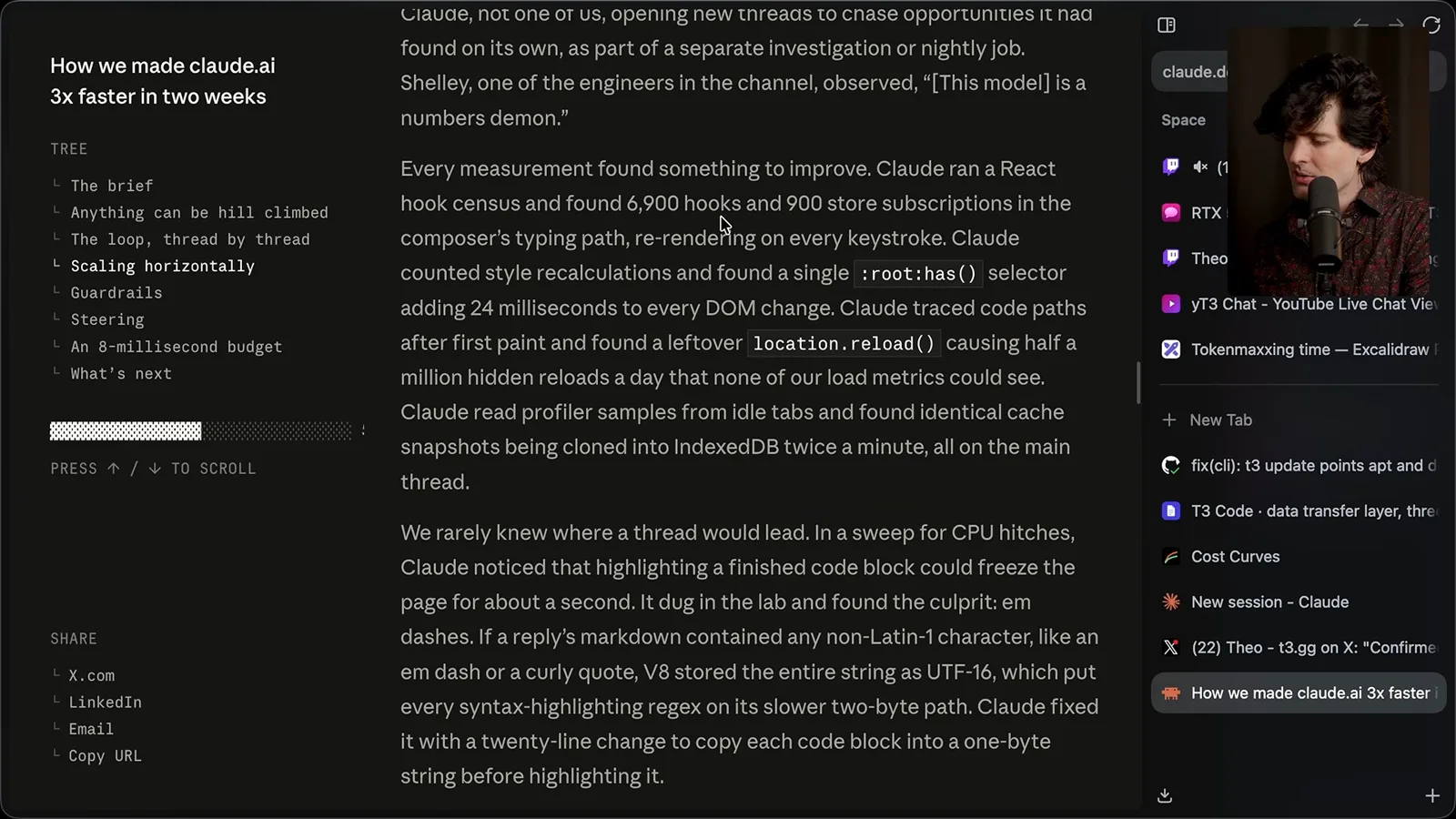Reported browser hotspots