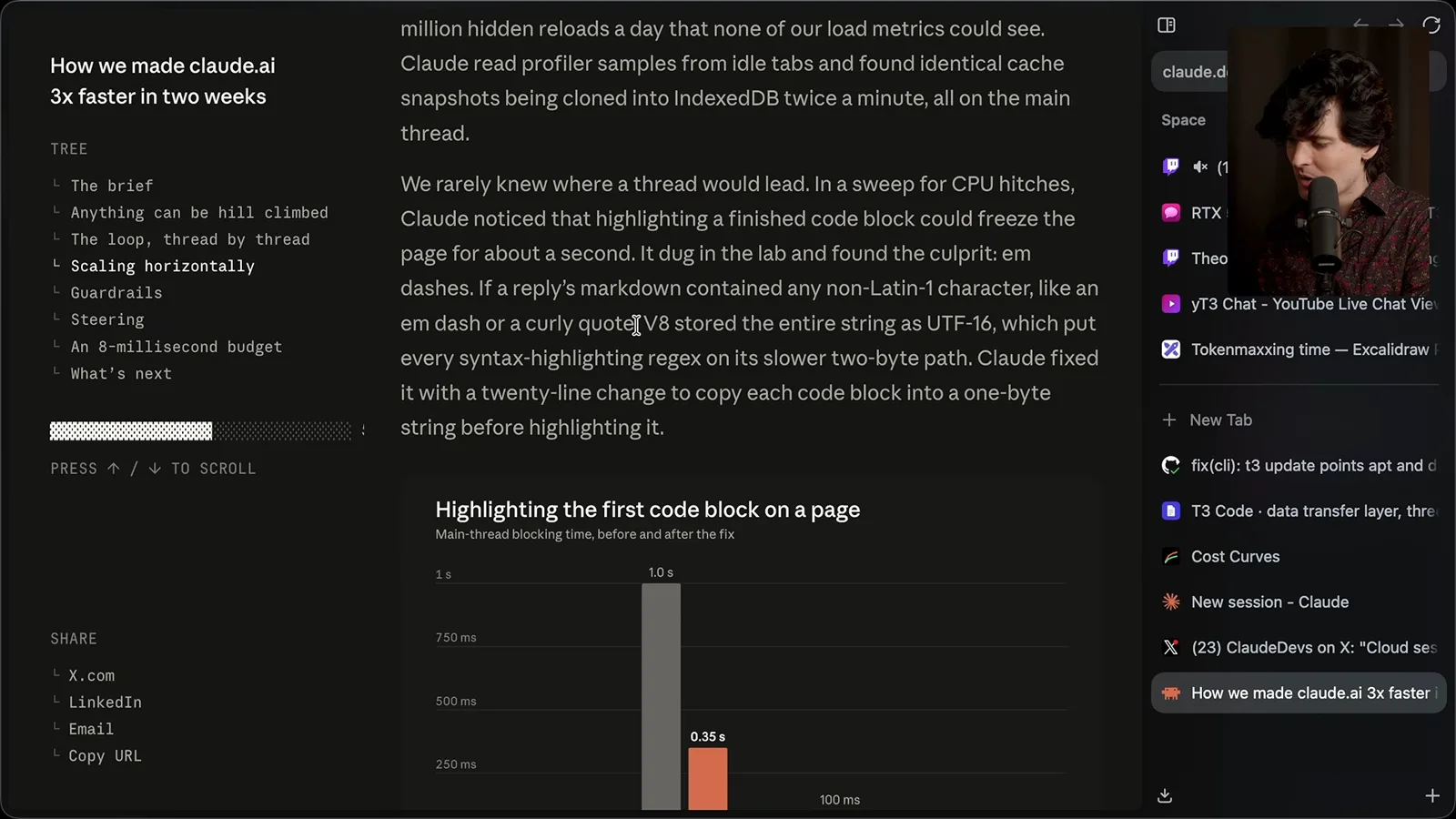 Syntax-highlighting bottleneck