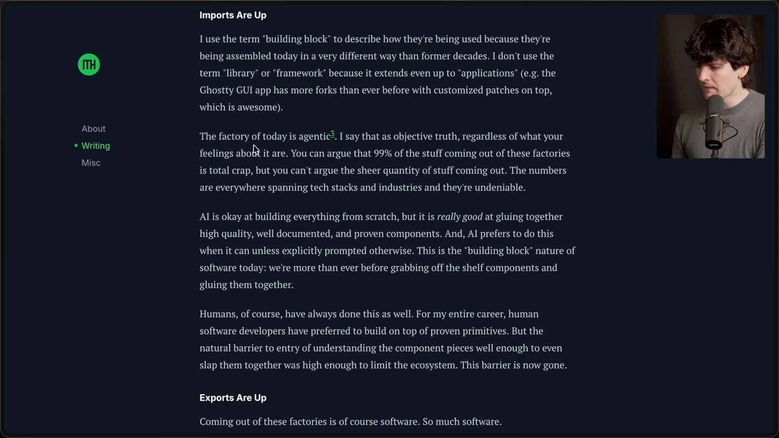 The building-block argument