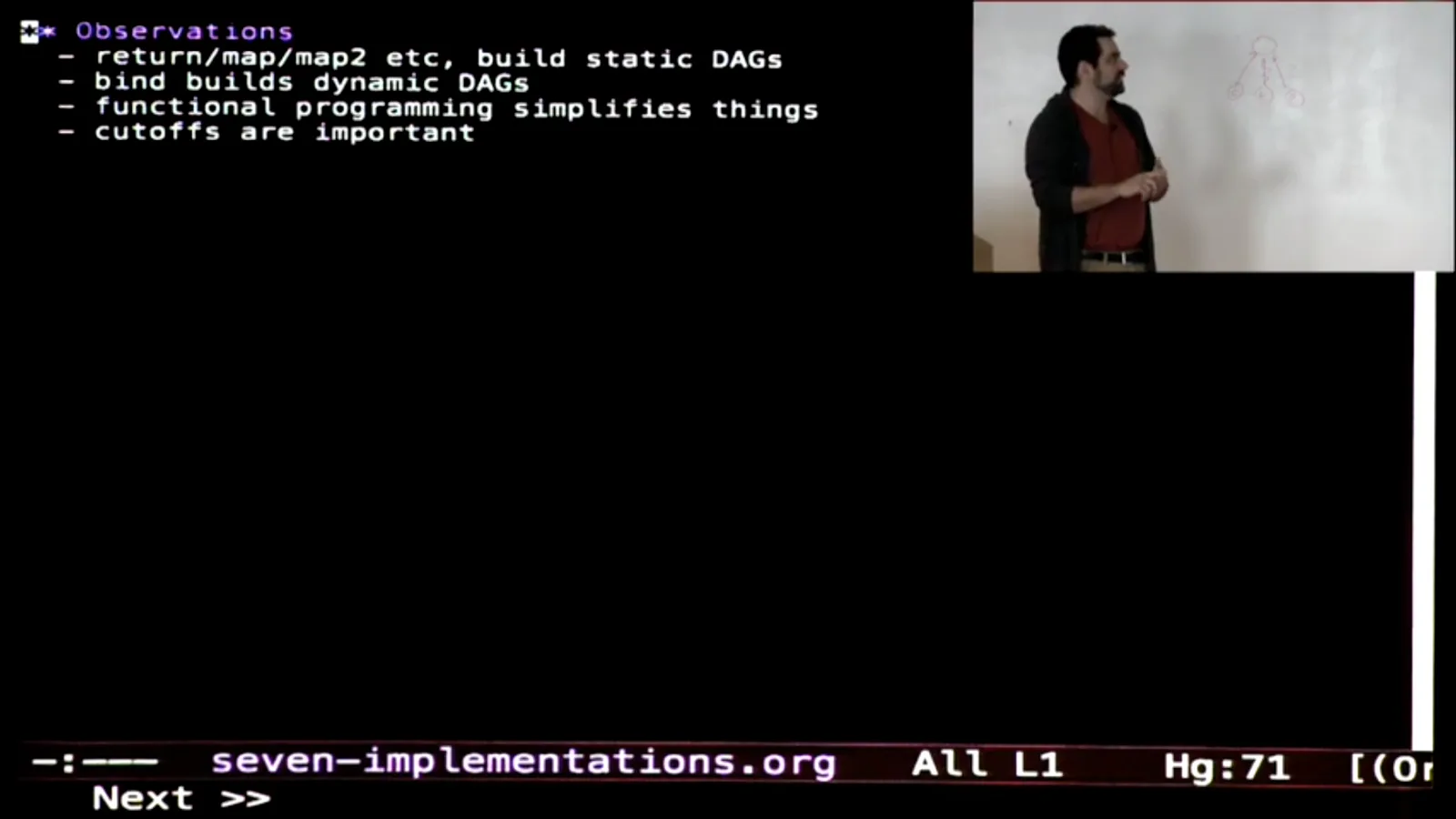 Static and dynamic dependency graphs