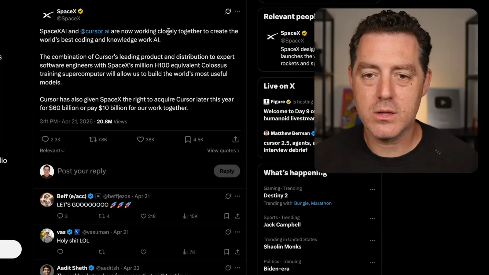 SpaceX and Cursor partnership announcement