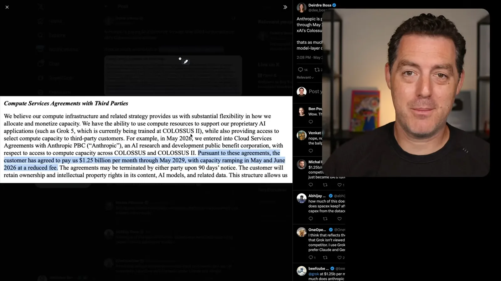 Compute agreement excerpt