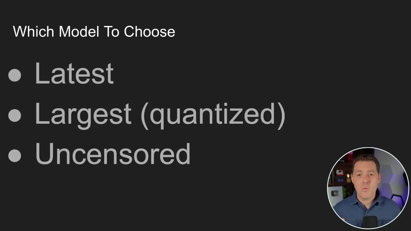 Berman’s model selection criteria