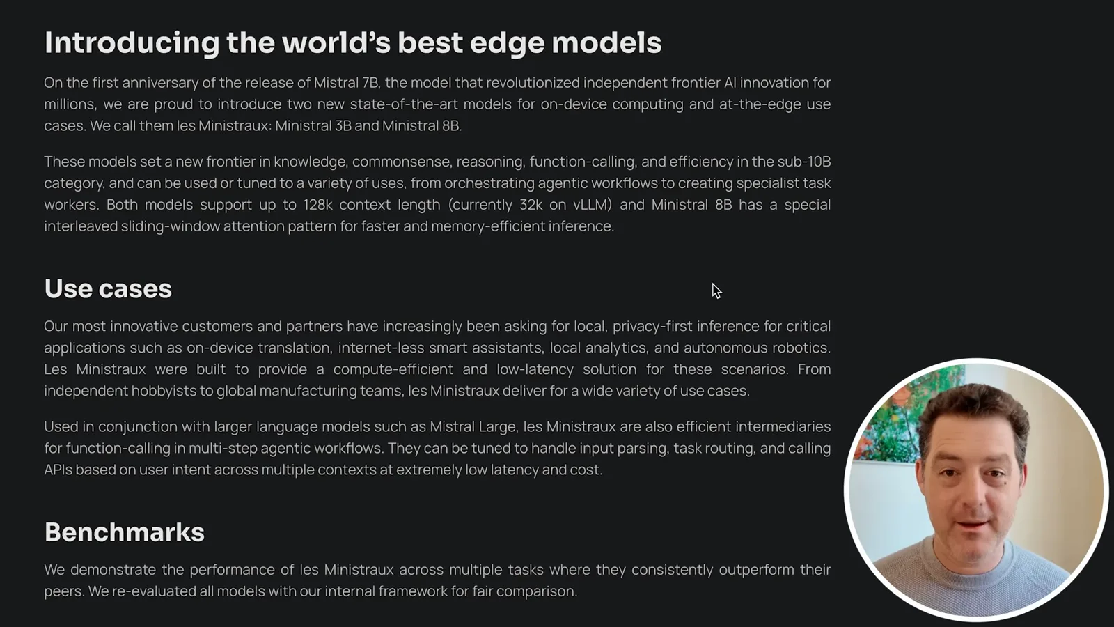 Ministral edge models