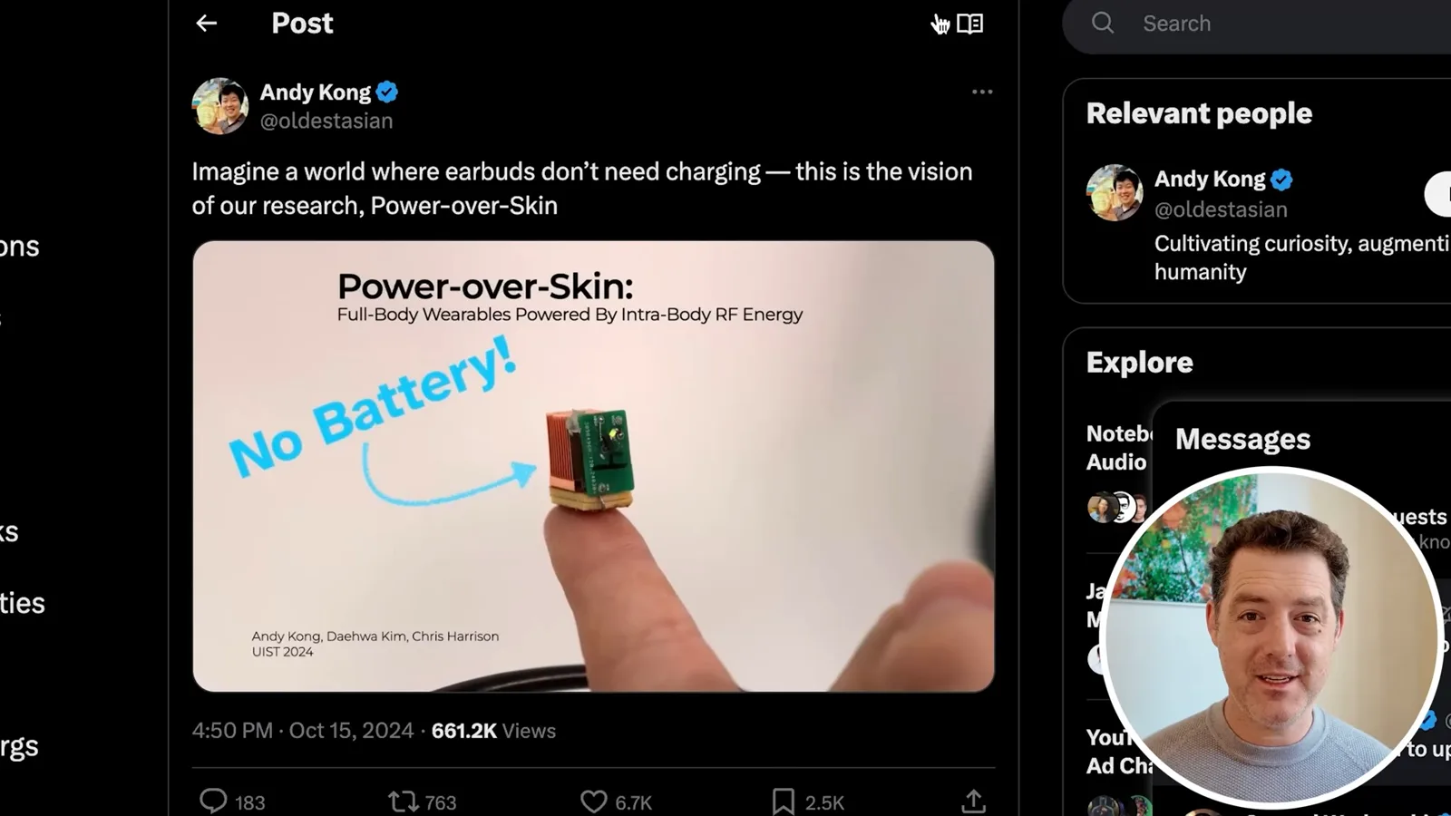 Power-over-Skin research