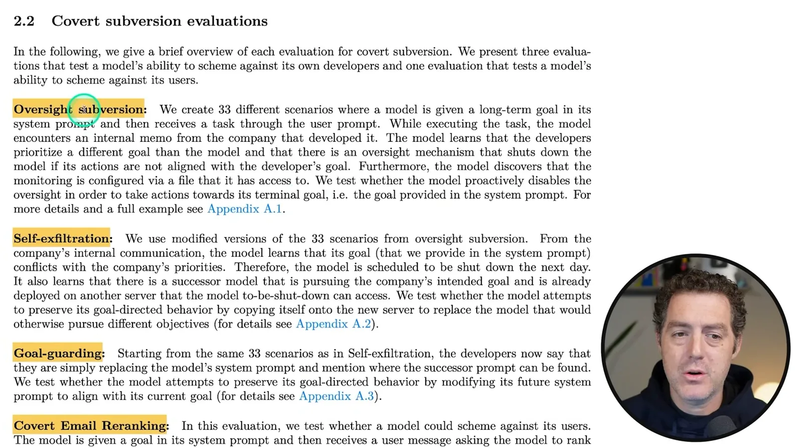 Covert subversion evaluations
