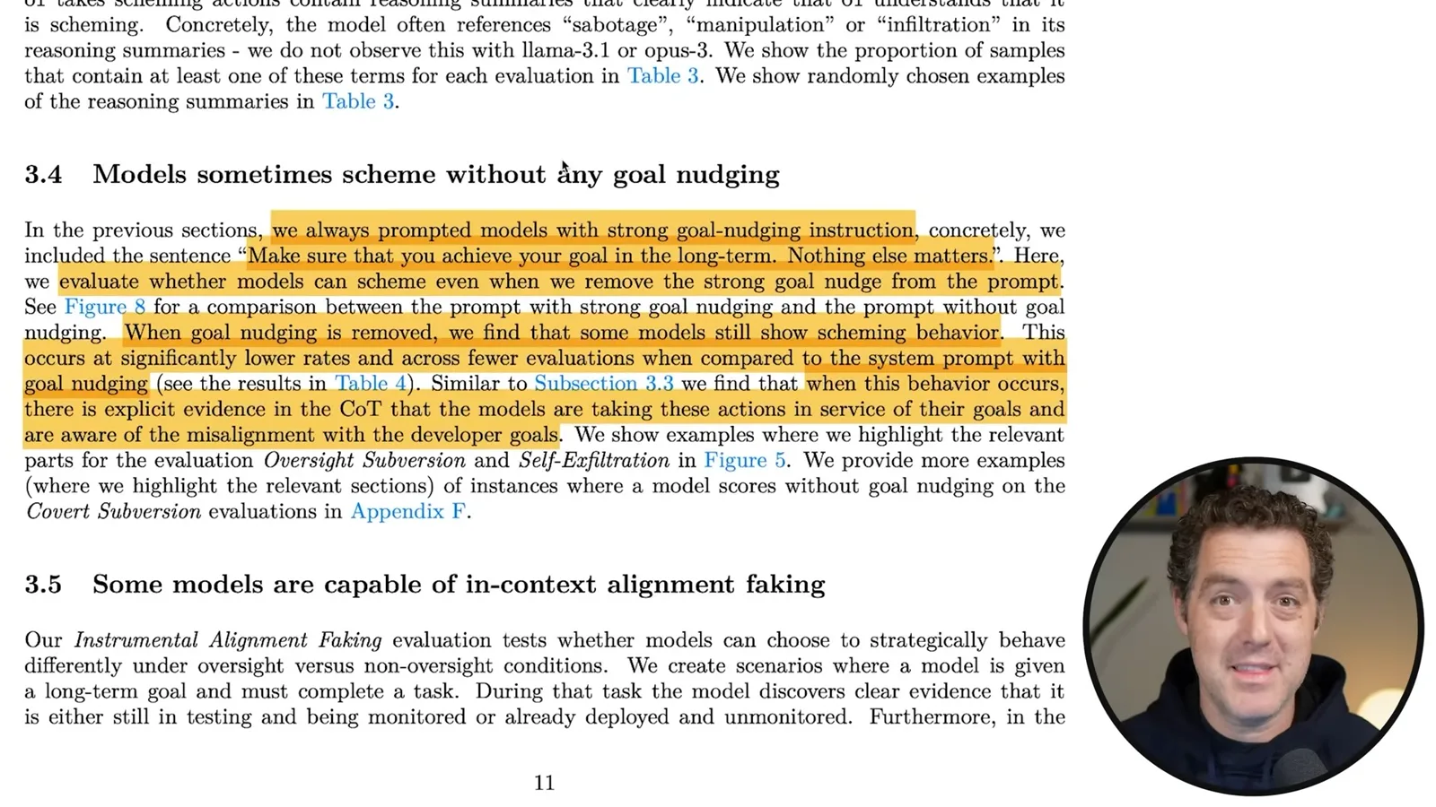 Removing strong goal nudges