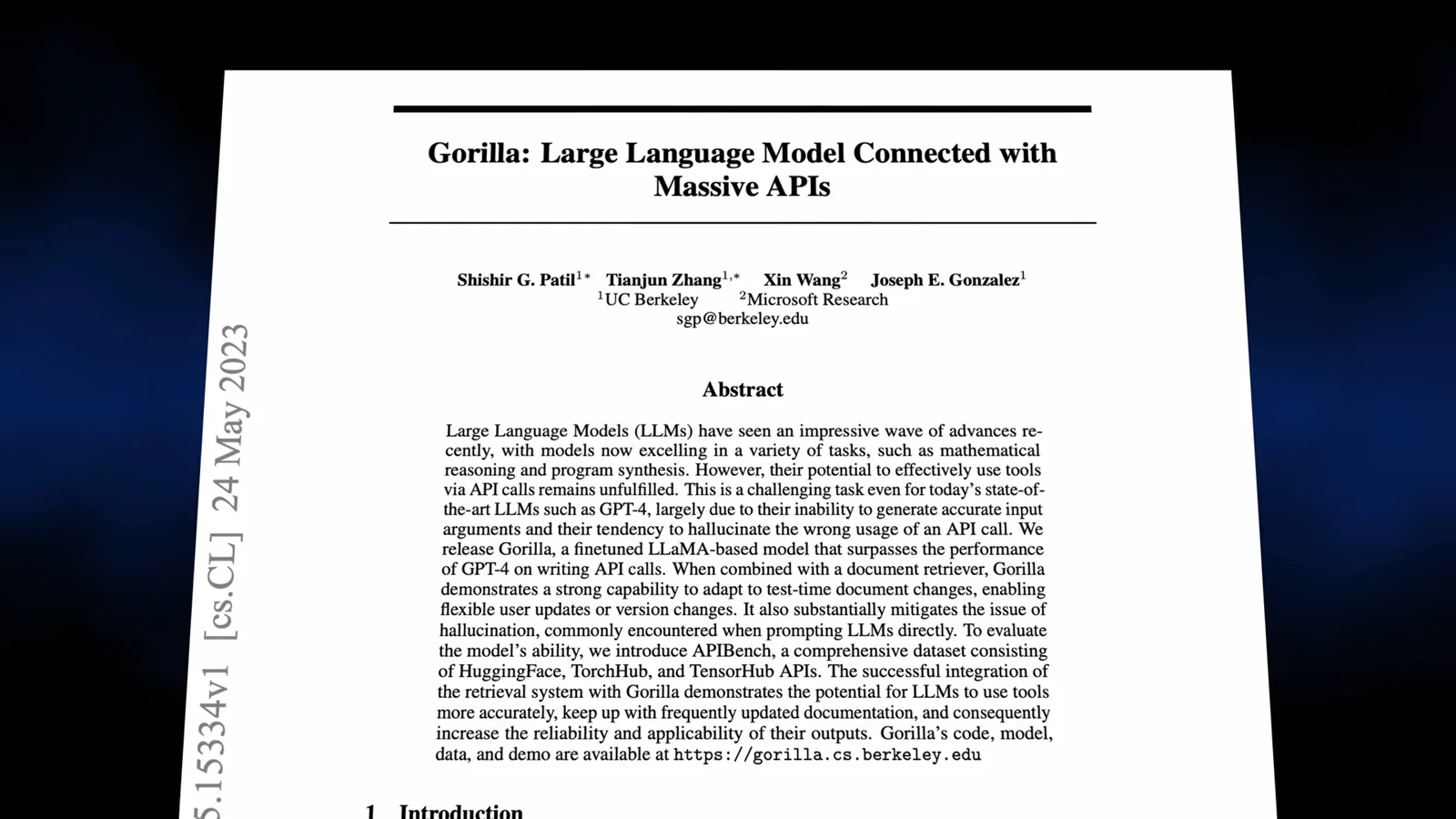 Gorilla research paper