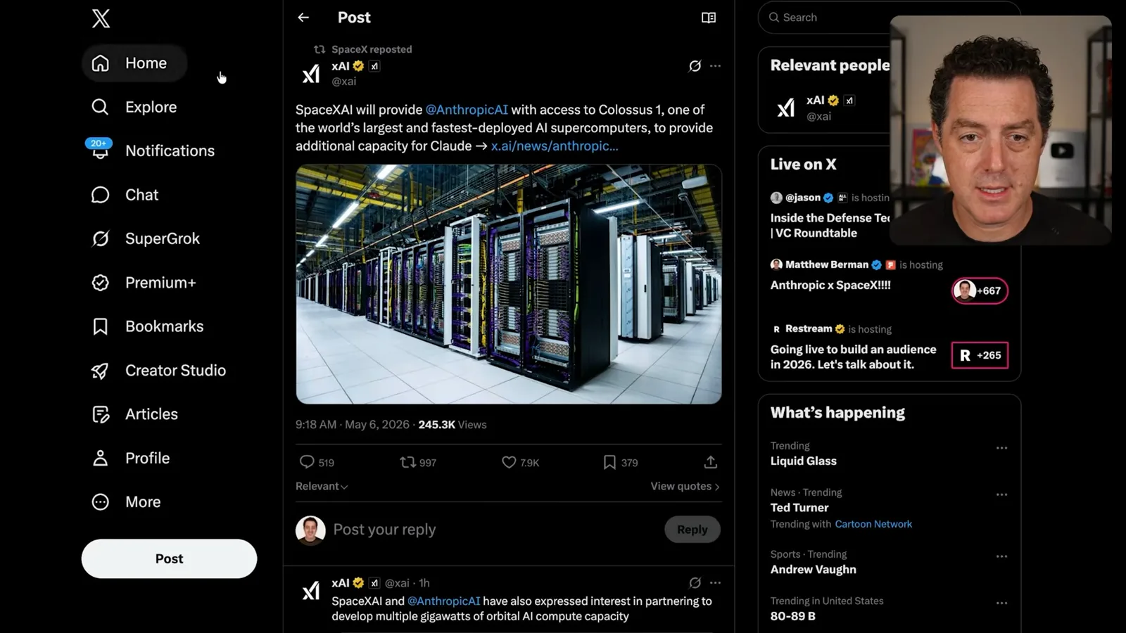 SpaceX’s Anthropic announcement