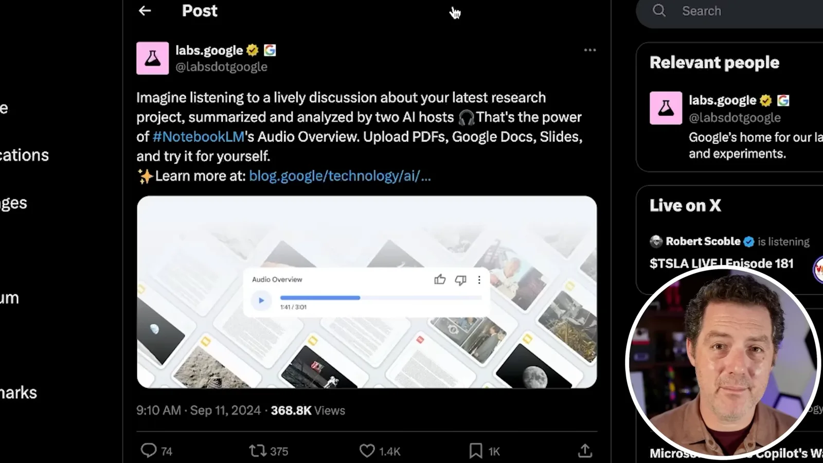 NotebookLM Audio Overview