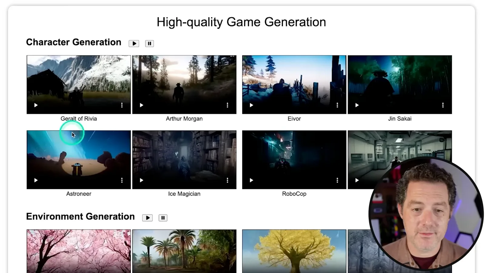 GameGen-O examples
