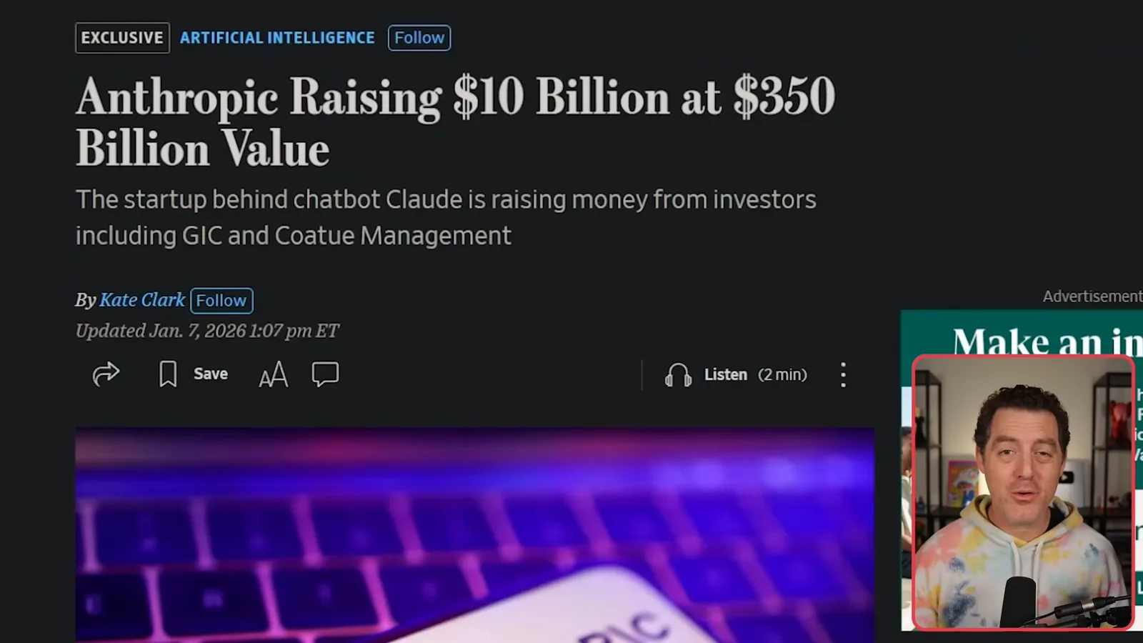 Anthropic fundraising report