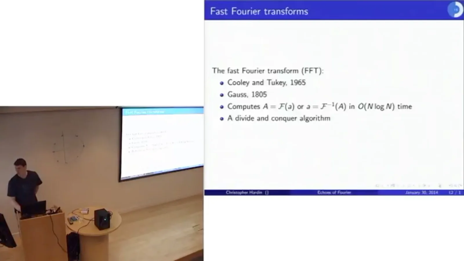 Fast Fourier transforms