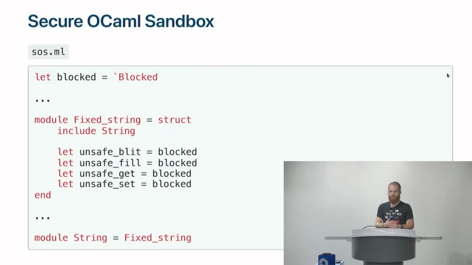 Shadowing unsafe functions in the challenge