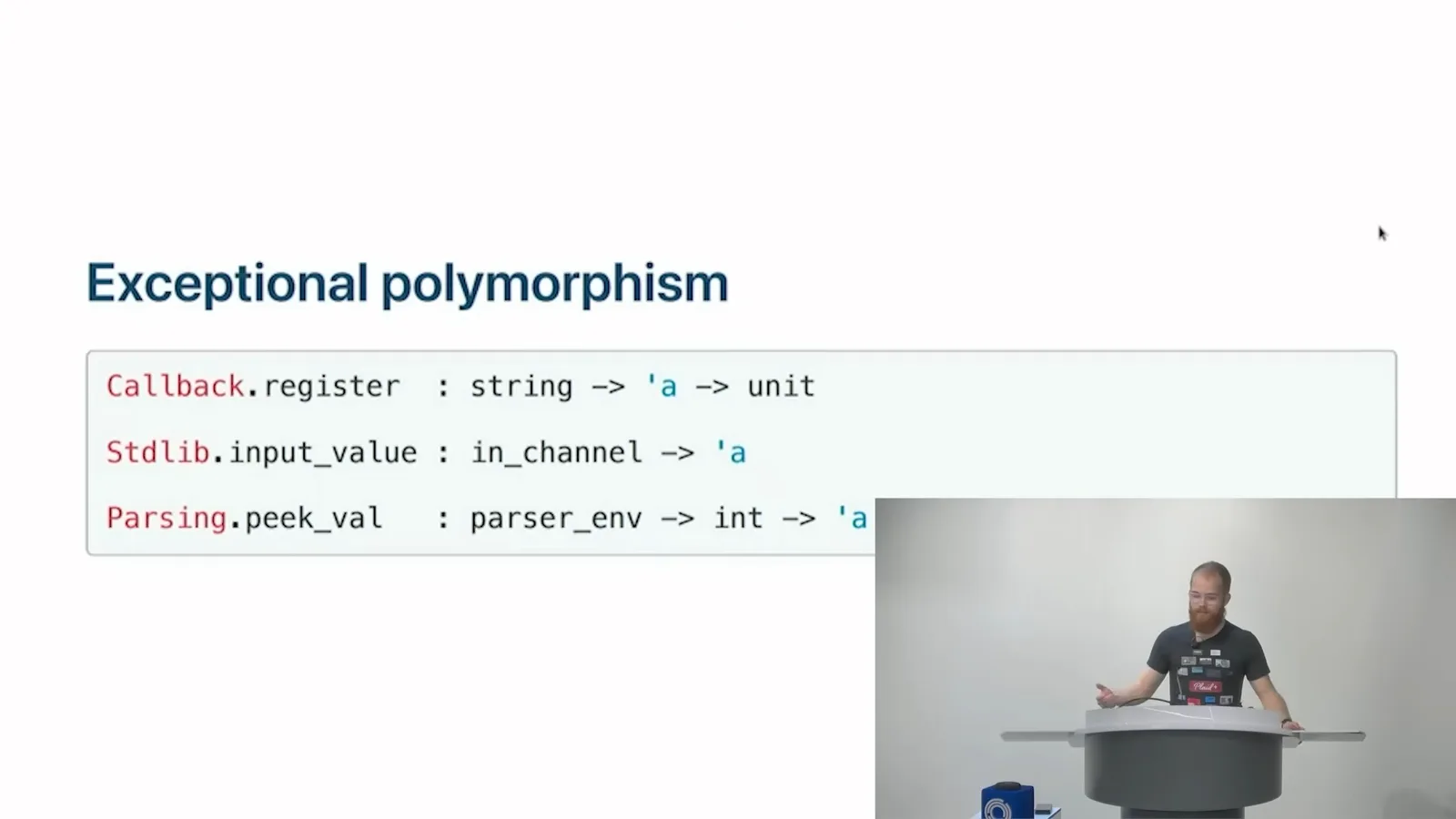 Exceptional polymorphism candidates