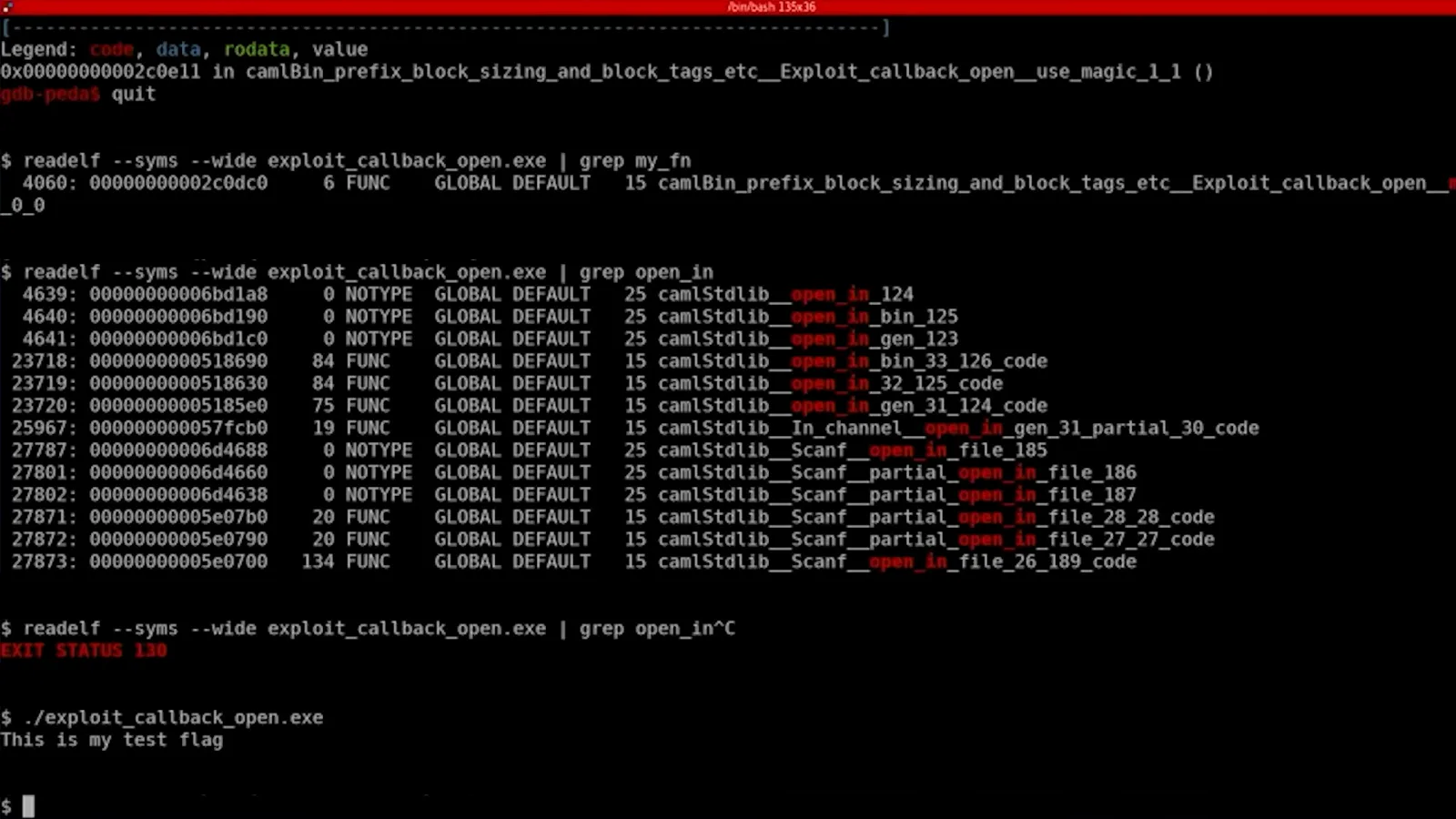 Correcting function addresses