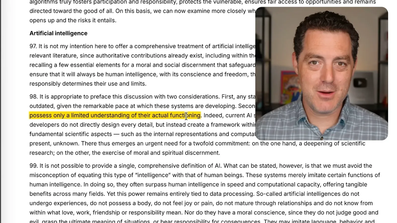 Limits of understanding AI systems