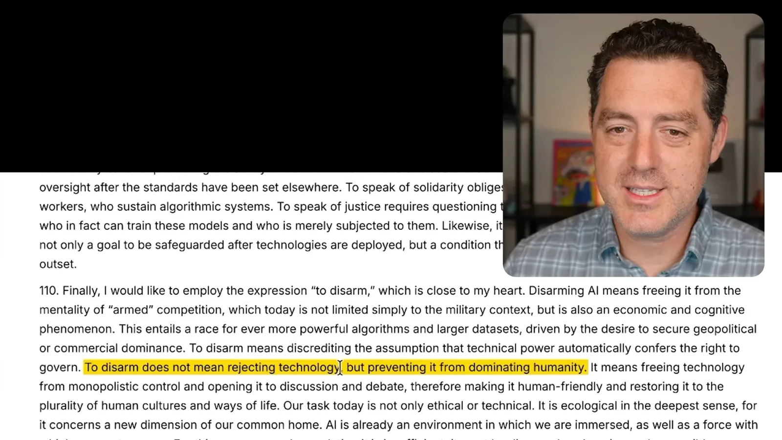 What disarming AI means