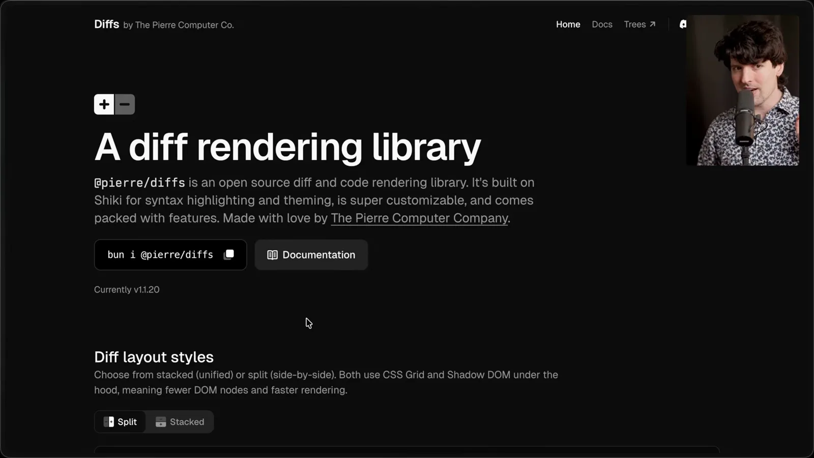 Pierre’s diff rendering library