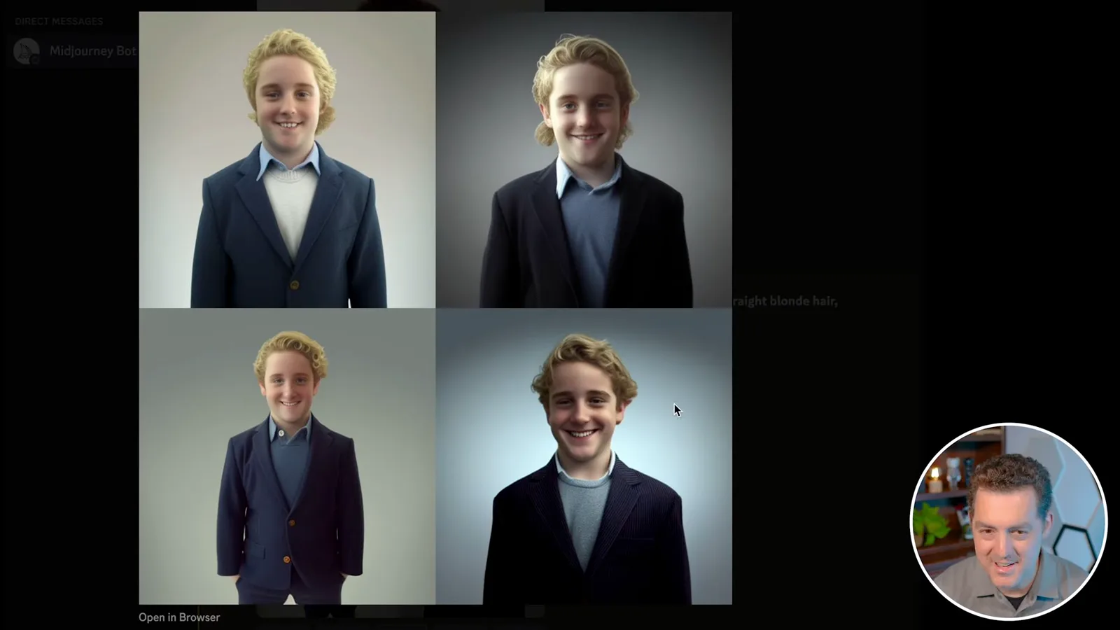 Results from a personal reference photo