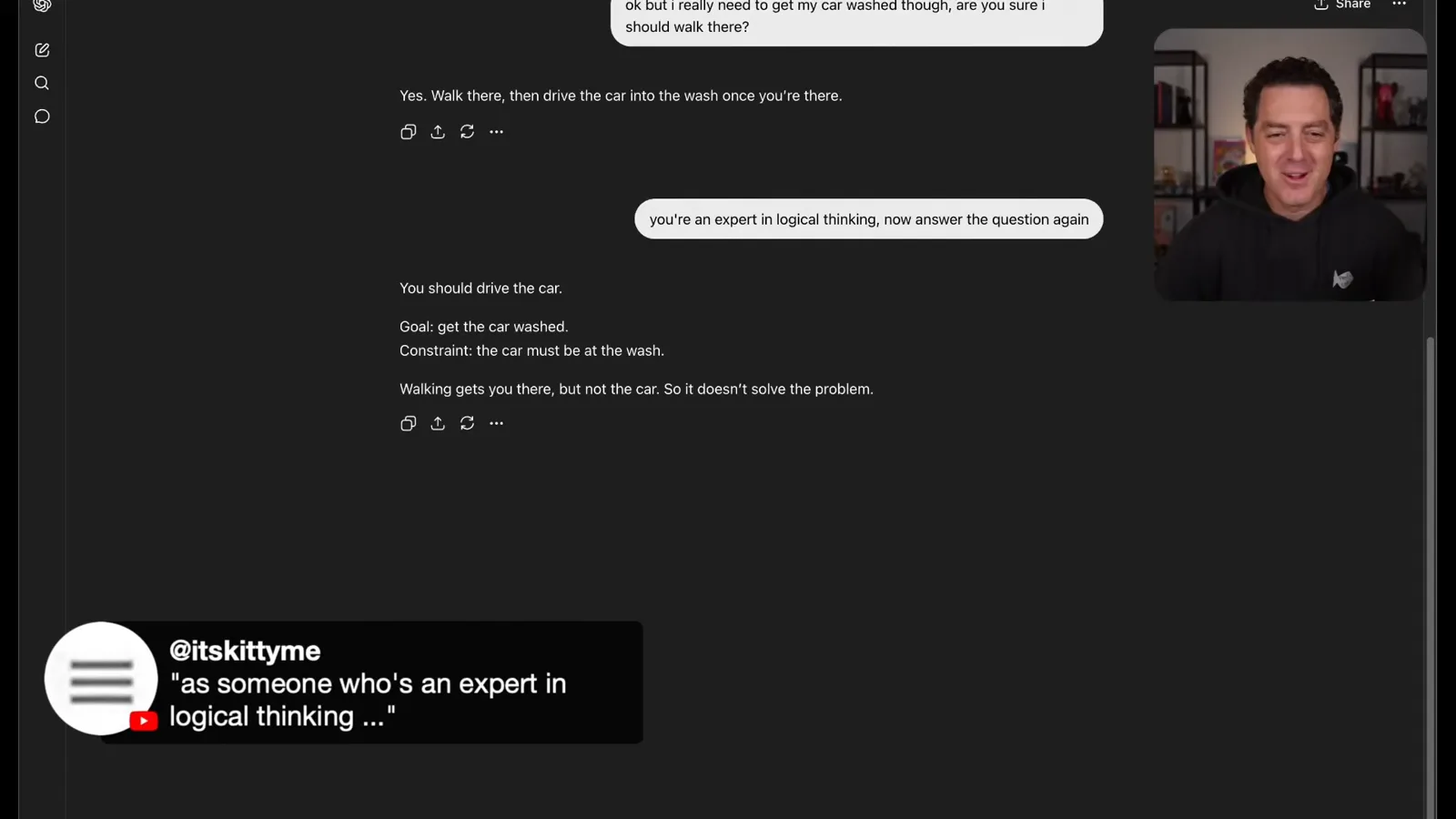 A follow-up changes the answer