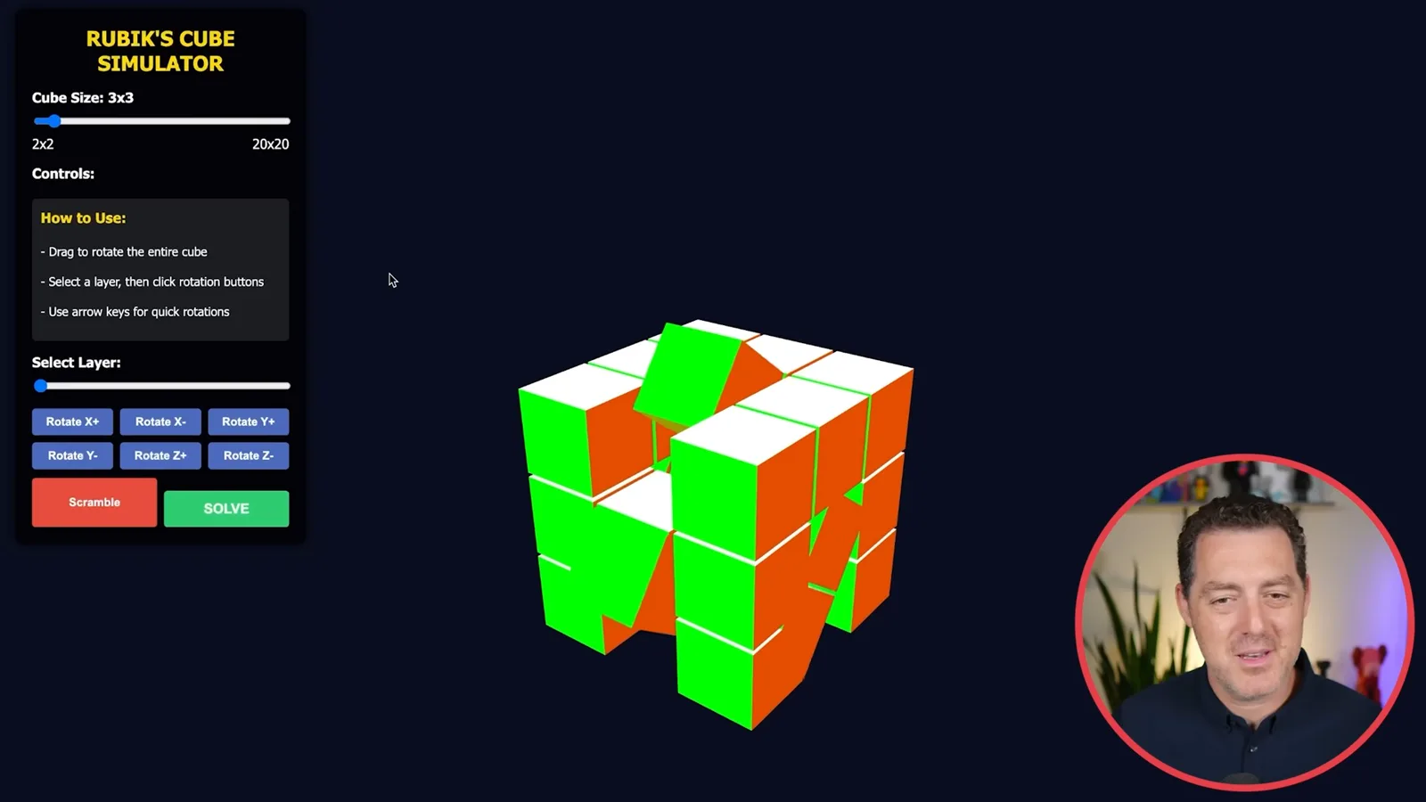 Cube after the initialization fix