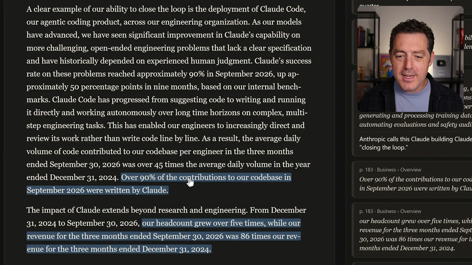 Claude’s codebase contributions