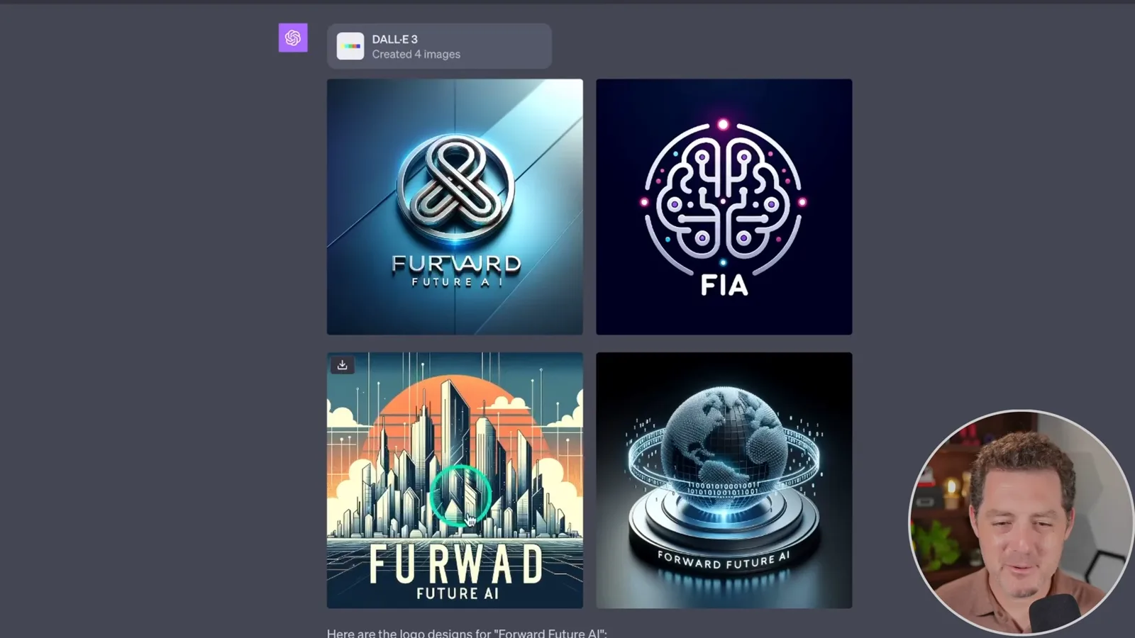 First DALL·E 3 logo results