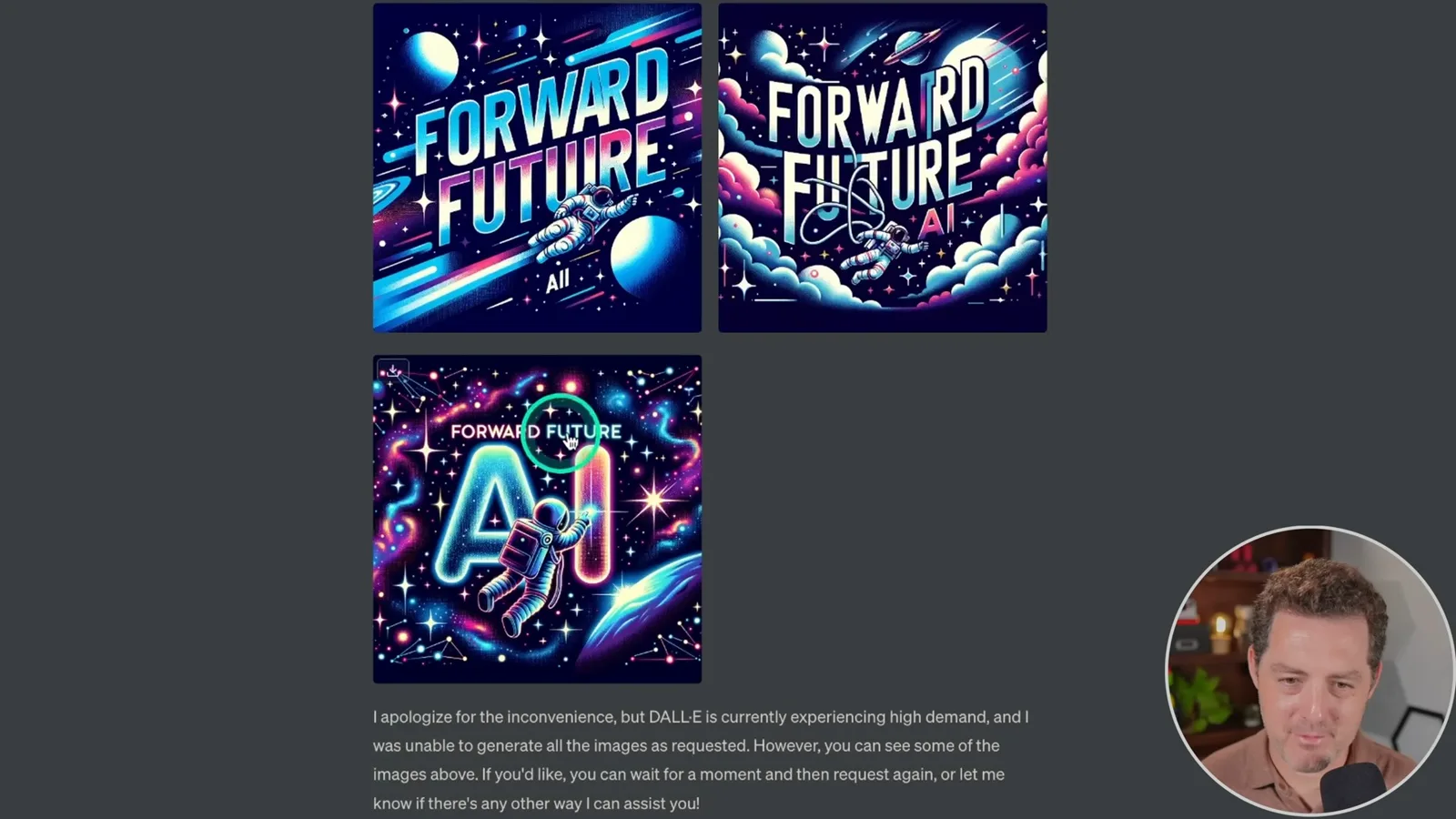 Space-themed text test