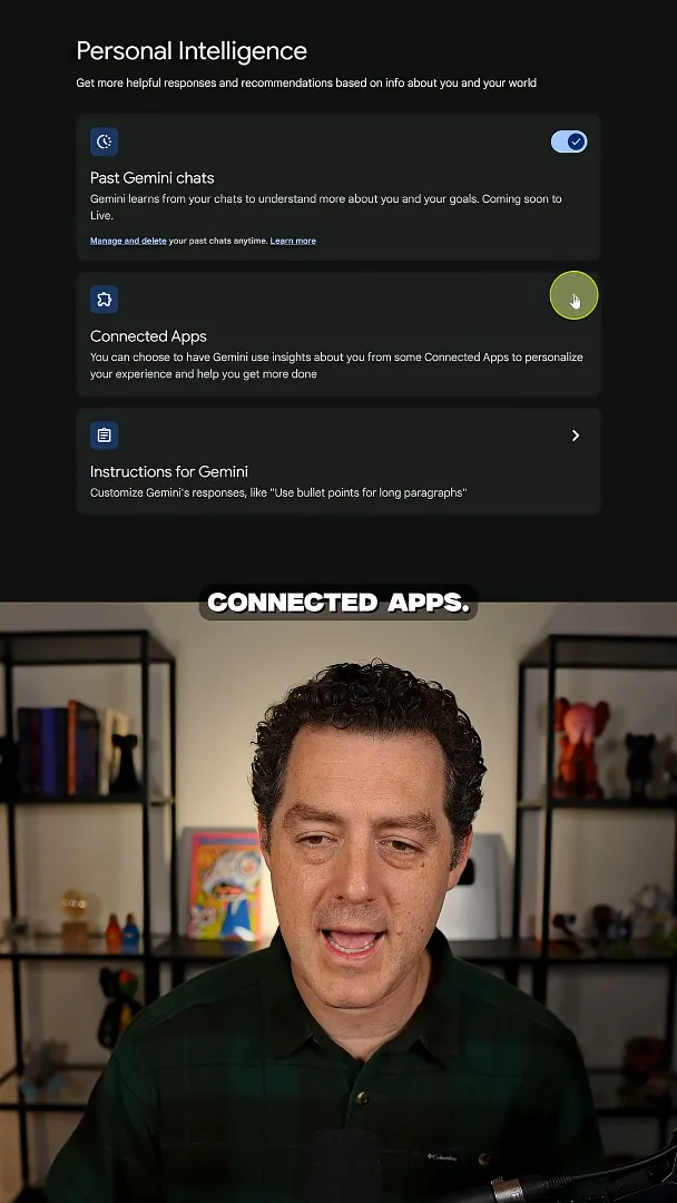 Personal Intelligence settings